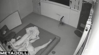 Innocent British blonde student girl is fucked to orgasm hidden IP camera