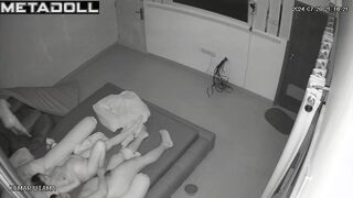 Innocent British blonde student girl is fucked to orgasm hidden IP camera