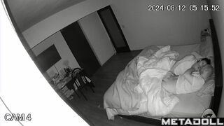 My parents having sex in their bed live