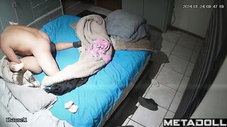 Welsh parents fuck hard in their bed real spy cam