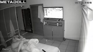 My girlfriend's parents fuck brutally in their bed hidden IP cam