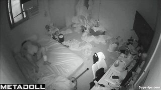 Korean teenage couple fucks in their bed