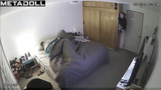 American parents having sex in a hotel on vacation recording
