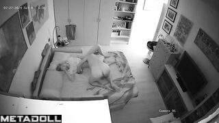 Amazing English new couple fuck in their bed live stream