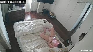 European milf masturbates watching porn