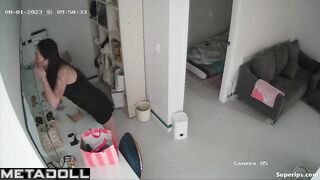 Gorgeous Korean girls get dressed in a room