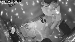 Korean couples in love groping each other