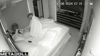 Latina teenage girl rides a mature man
