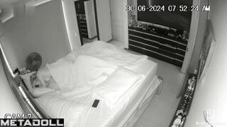 Latina teenage girl rides a mature man