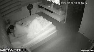 Horny Latina girl gets fucked in her bed