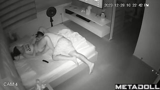 Horny Latina girl gets fucked in her bed
