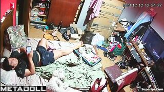 Poor redhead girl gets fucked on her bed