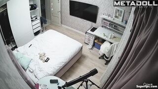 Naked Ukrainian teenage girl in her room