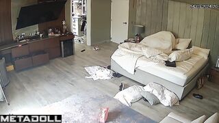 Real Ukrainian married coiple fuck before going to sleep live stream