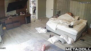 Real Ukrainian married coiple fuck before going to sleep live stream