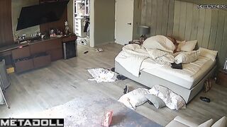 Real Ukrainian married coiple fuck before going to sleep live stream