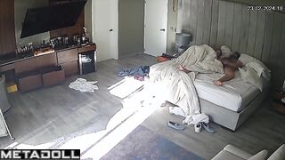 Tanned Irish blonde student girl gets fucked doggy style voyeur cam