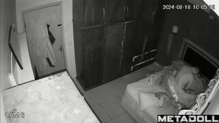 Cheating New Zealander brunette step-mom gets fucked on the floor spy cam record