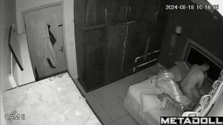 Cheating New Zealander brunette step-mom gets fucked on the floor spy cam record