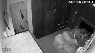 Cheating New Zealander brunette step-mom gets fucked on the floor spy cam record