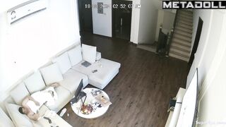Beautiful Arab woman rides her husband