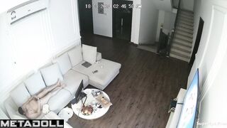 Beautiful Arab woman rides her husband