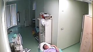 Real hidden camera in gynecological cabinet 14