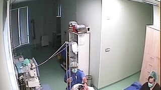 Real hidden camera in gynecological cabinet 16