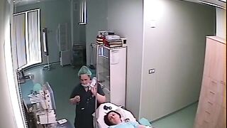 Real hidden camera in gynecological cabinet 18