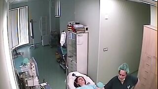 Real hidden camera in gynecological cabinet 18