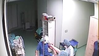 Real hidden camera in gynecological cabinet 19