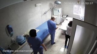 Dressing room in hospital