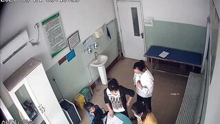 Breast exam in clinic