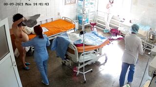 Vaginal exam women in maternity hospital 11