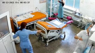 Vaginal exam women in maternity hospital 13
