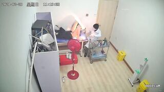 Real hidden camera in gynecological cabinet 21