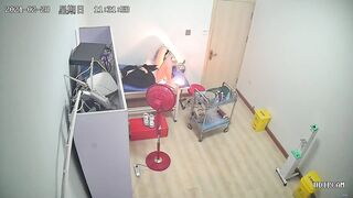 Real hidden camera in gynecological cabinet 21