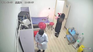 Real hidden camera in gynecological cabinet 22