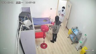 Real hidden camera in gynecological cabinet 22