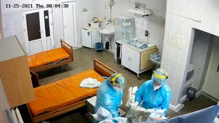 Vaginal exam women in maternity hospital 23