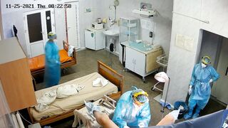 Vaginal exam women in maternity hospital 23