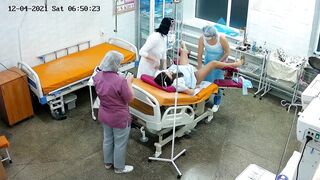 Vaginal exam women in maternity hospital 24