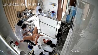 Real hidden camera in gynecological cabinet 24