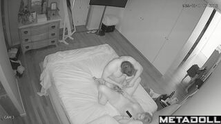 French married couple fucks watching porn