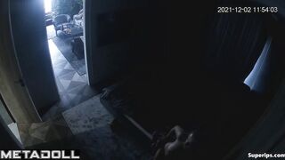 Russian teenage girl rides her boyfriend