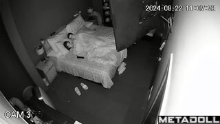 Amazing amateur couple fuck before going to sleep hidden camera