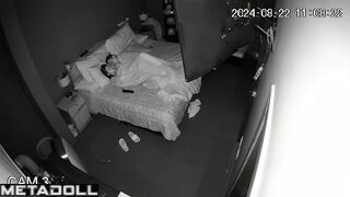 Amazing amateur couple fuck before going to sleep hidden camera