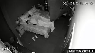 Amazing amateur couple fuck before going to sleep hidden camera