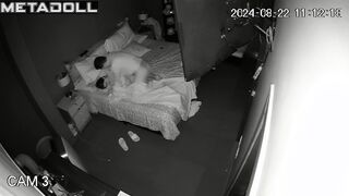 Amazing amateur couple fuck before going to sleep hidden camera