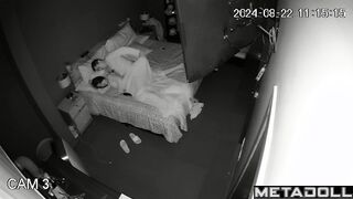 Amazing amateur couple fuck before going to sleep hidden camera
